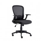 Arm Adjustable Office Chair Black New