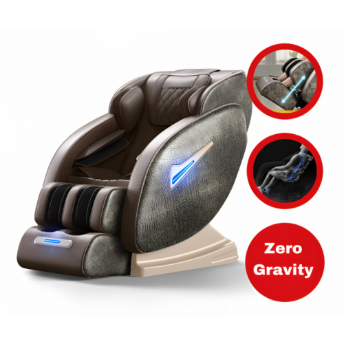 Pro Relax Premium Zero Gravity 3D Massage Chair w Heater Grey