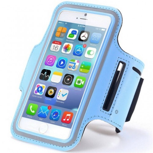 Outdoor Armband Case for mobile phone Skyblue