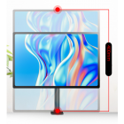 Adjustable 14-27 inch TV Monitor Stand Bracket