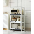 4 Tier Kitchen Storage Cabinet with cover