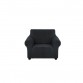 One Seater Waterproof Sofa Couch Cover 90-140cm Black