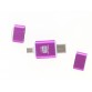 Alloy OTG USB 2.0 Media Cards Reader - Purple