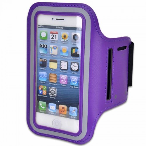 Outdoor Armband Case for mobile phone Purple
