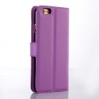 Leather Phone Case Card Wallet for iPhone 6 Purple