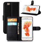 Leather Phone Case Card Wallet for iPhone 6 Black