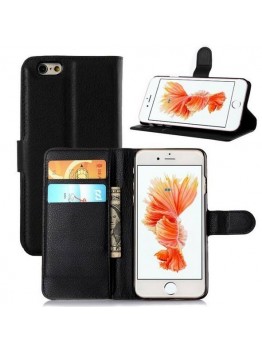 Leather Phone Case Card Wallet for iPhone 6 Black