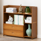 Bamboo 3 Tiers Simplistic Storage shelf with drawers 95cm