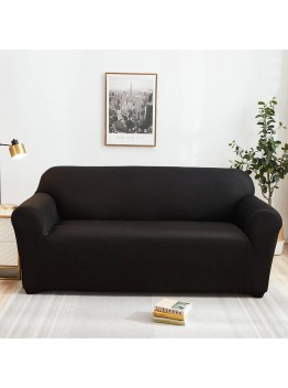 1 Seater Cover Couch Cover 90-140cm Black