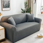 3 Seater Cover Couch Cover 190-230cm Solid Grey
