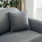 1 Seater Cover Couch Cover 90-140cm Solid Grey