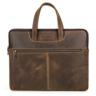 Oxford Genuine Leather Laptop Tablet Bag 15"