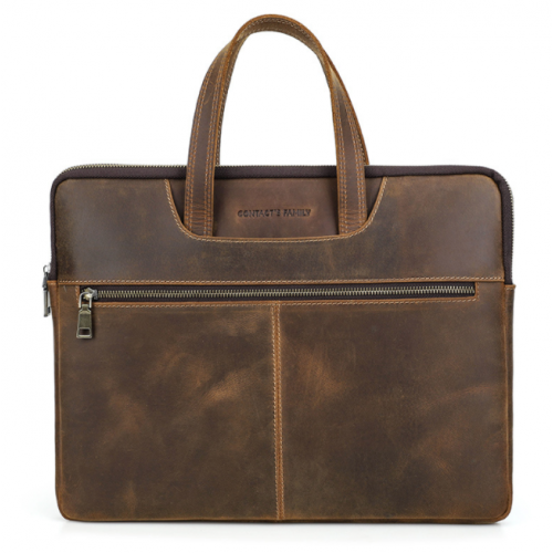 Oxford Genuine Leather Laptop Tablet Bag 15"