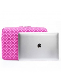 15 inch Sleeve Case Laptop Bag - Pink