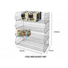Steel Wire basket Unit - 4 TIER
