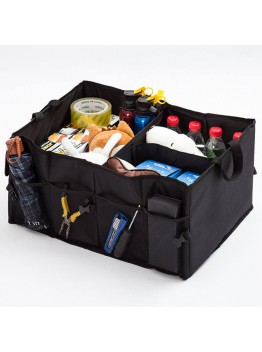 Foldable Cargo Storage Box with Rope Handles