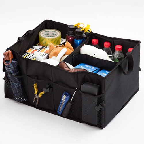 Foldable Cargo Storage Box with Rope Handles