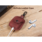 Oxford Genuine Leather AirPods 1 / 2nd Case Wine