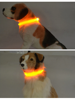 LED Flashing Dog Safety Collar S