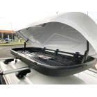 2 Side Open 550L Car Roof Luggage Box - White
