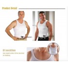 Men's Vest Slim N Lift Body Shapers Sculpting Weight Loss Shirt Compression Musc