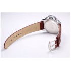 MEGIR Top Brand Luxury Famous Wristwatches Male Clock Leather Watch Business BRW