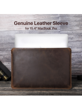 Oxford Genuine Leather Laptop Bag 15.4"